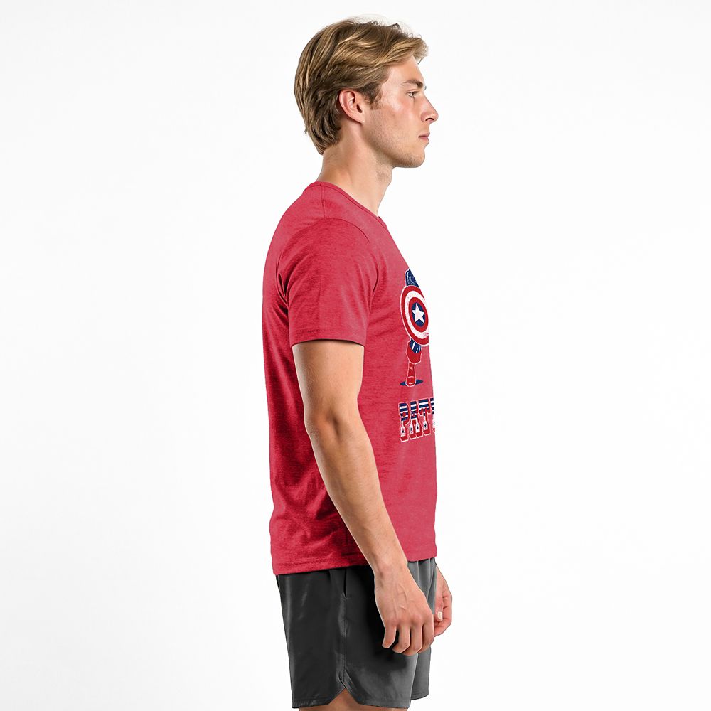 Captain America &ndash; New England Patriots T-Shirt for Adults &ndash; Disney | Champion NFL