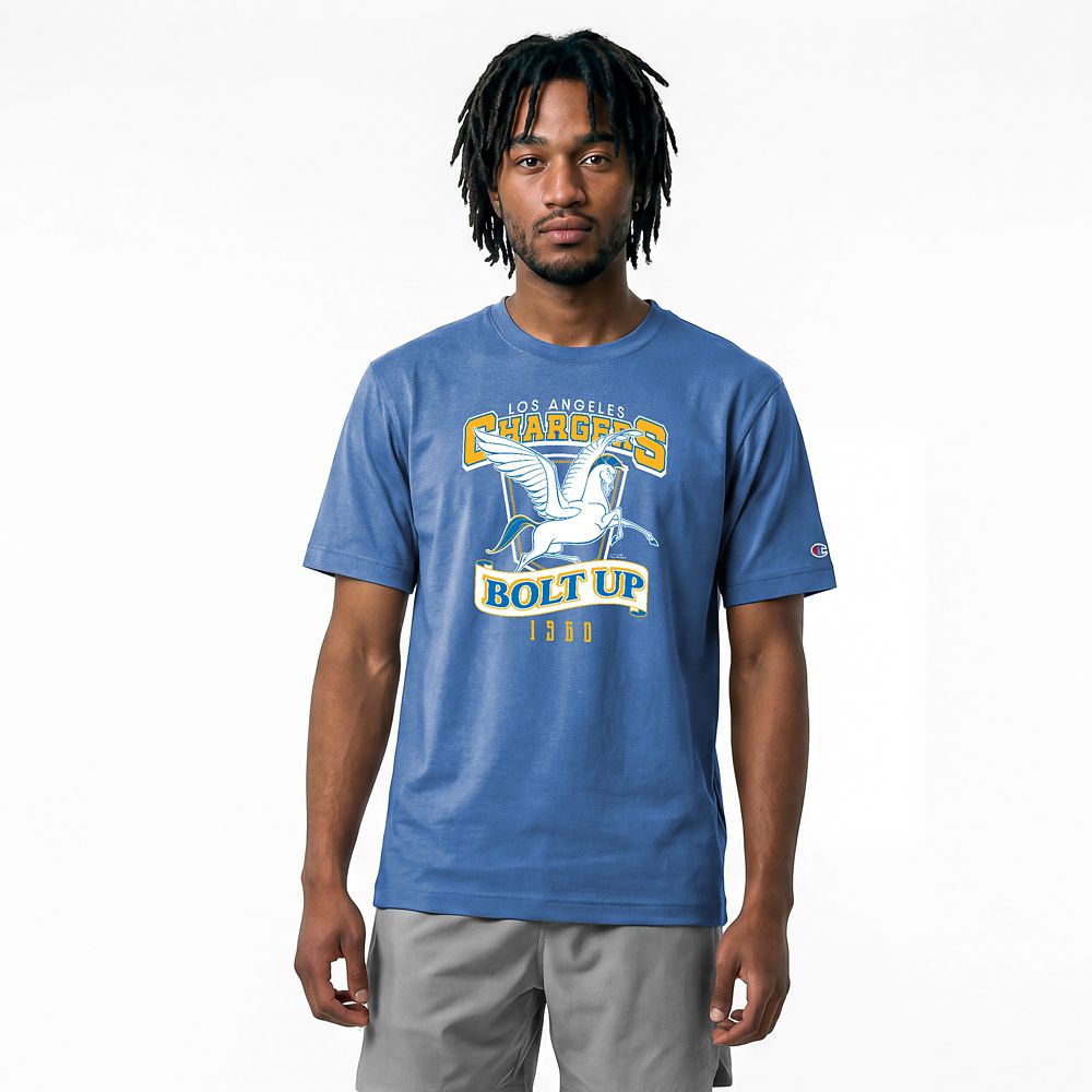 Hercules and Pegasus &ndash; Los Angeles Chargers T-shirt for Adults &ndash; Disney | Champion NFL