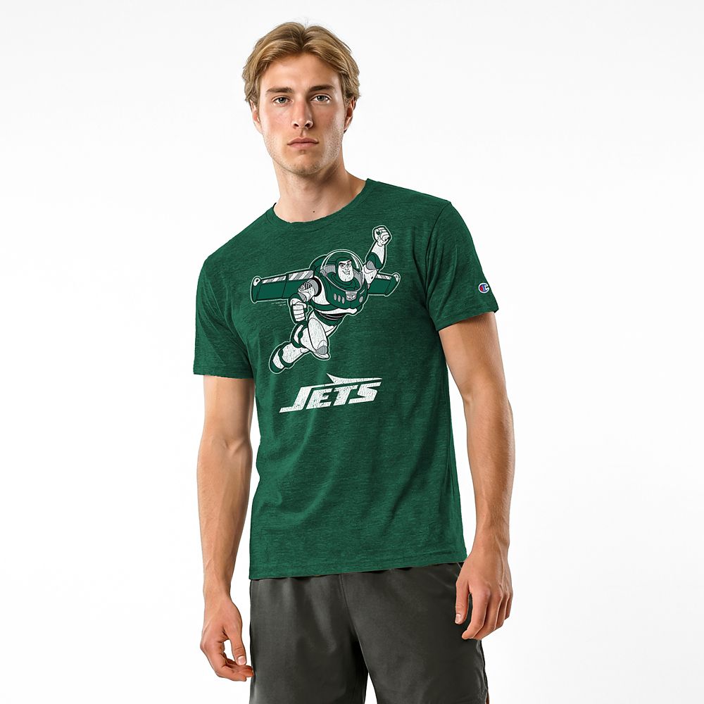 Buzz Lightyear &ndash; New York Jets T-shirt for Adults &ndash; Disney | Champion NFL