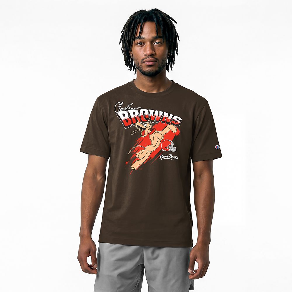 Pluto &ndash; Cleveland Browns T-Shirt for Adults &ndash; Disney | Champion NFL