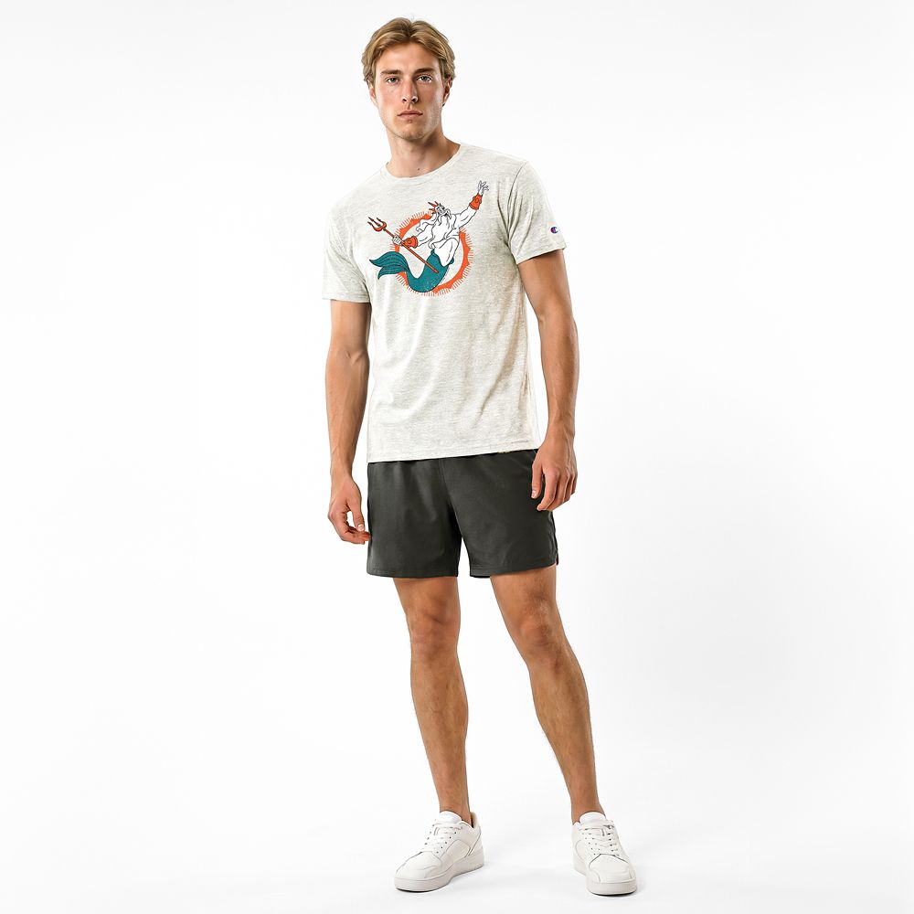 King Triton &ndash; Miami Dolphins T-shirt for Adults &ndash; Disney | Champion NFL