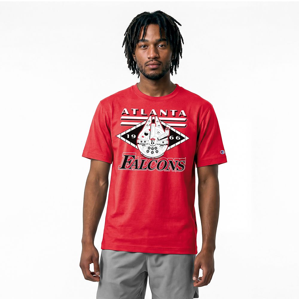 Millennium Falcon &ndash; Atlanta Falcons T-Shirt for Adults &ndash; Disney | Champion NFL