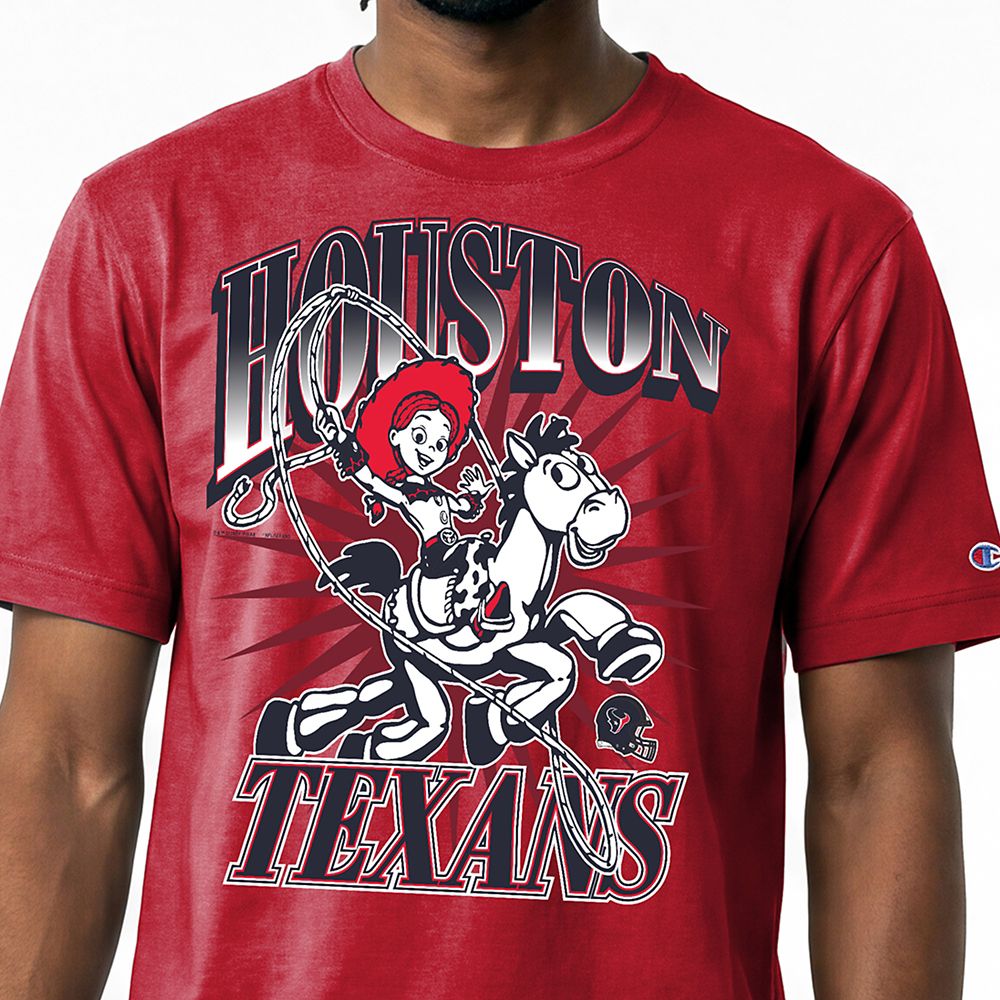 Jessie &ndash; Houston Texans T-Shirt for Adults &ndash; Disney | Champion NFL