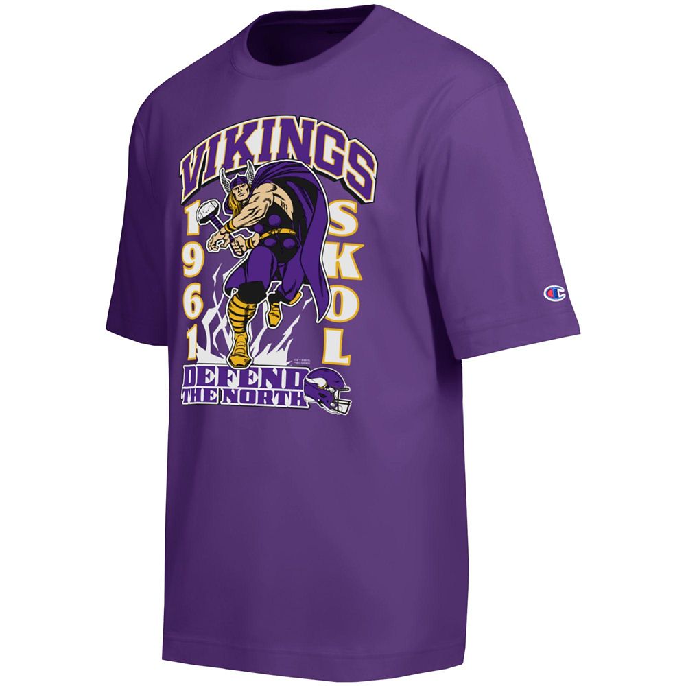 Thor &ndash; Minnesota Vikings T-Shirt for Adults &ndash; Disney | Champion NFL