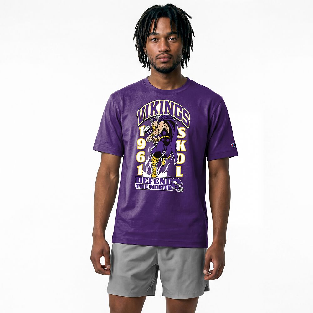 Thor &ndash; Minnesota Vikings T-Shirt for Adults &ndash; Disney | Champion NFL