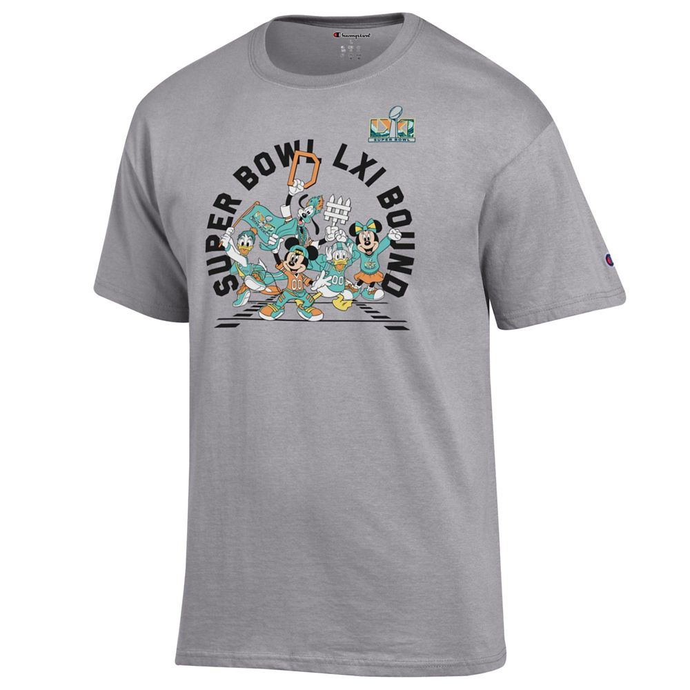 Mickey Mouse and Friends Super Bowl LXI Bound T-Shirt for Adults by Champion