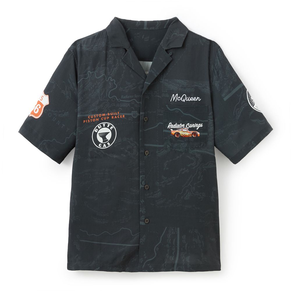 Lightning McQueen Button Down Shirt for Adults &ndash; Cars