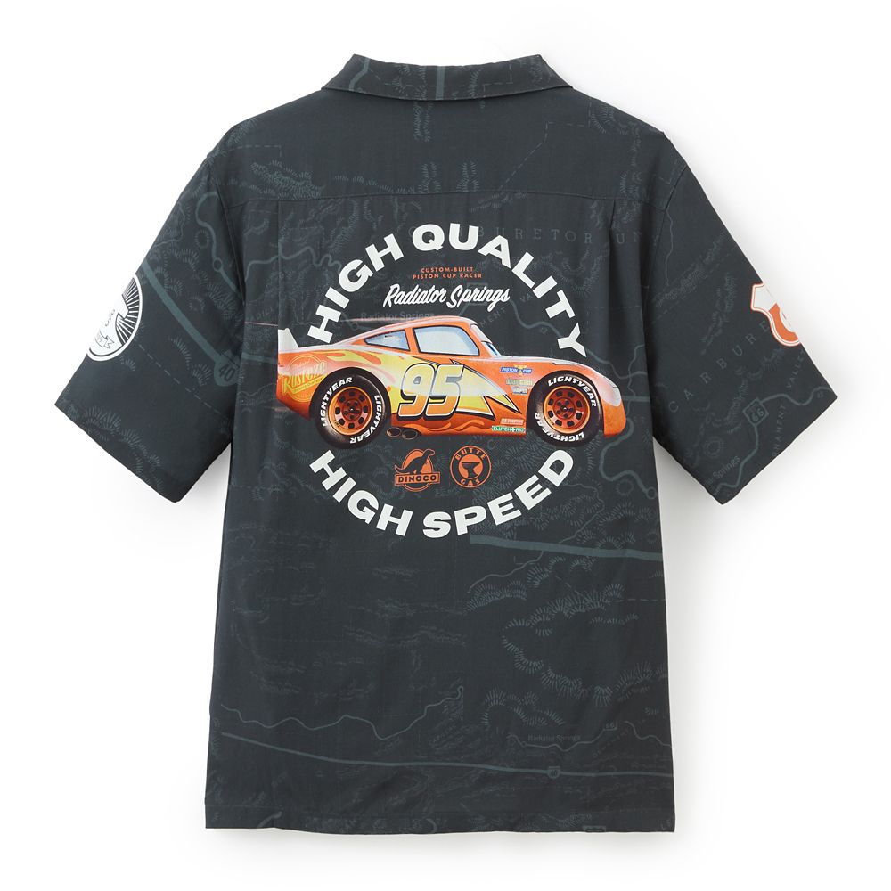 Lightning McQueen Button Down Shirt for Adults &ndash; Cars