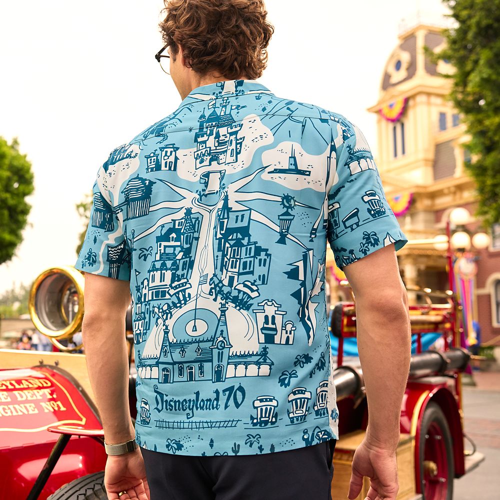 Disneyland 70th Anniversary Woven Shirt for Adults