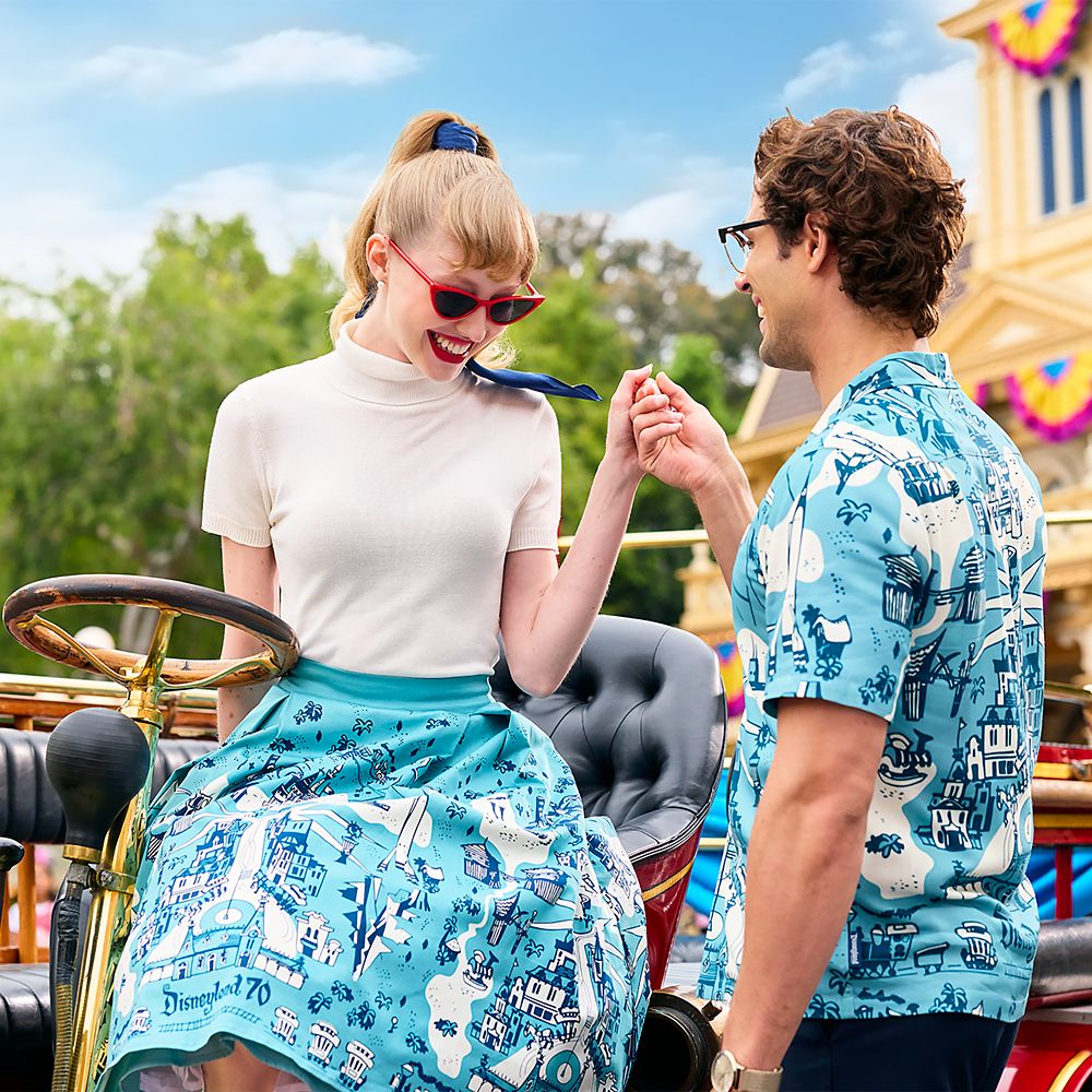 Disneyland 70th Anniversary Woven Shirt for Adults