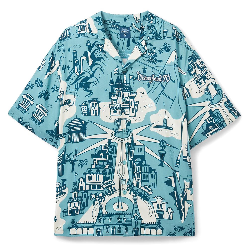 Disneyland 70th Anniversary Woven Shirt for Adults