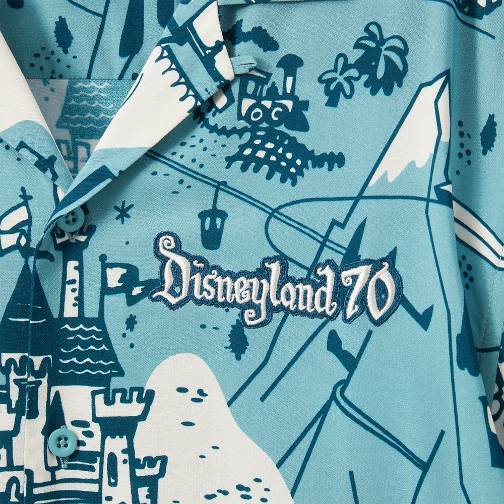 Disneyland 70th Anniversary Woven Shirt for Adults