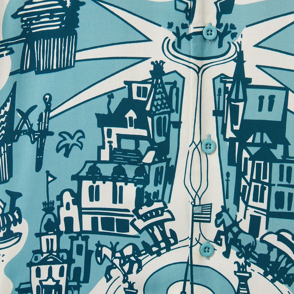 Disneyland 70th Anniversary Woven Shirt for Adults