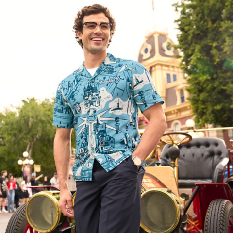 Рубашки Disney Disneyland 70th Anniversary Woven Shirt for Adults