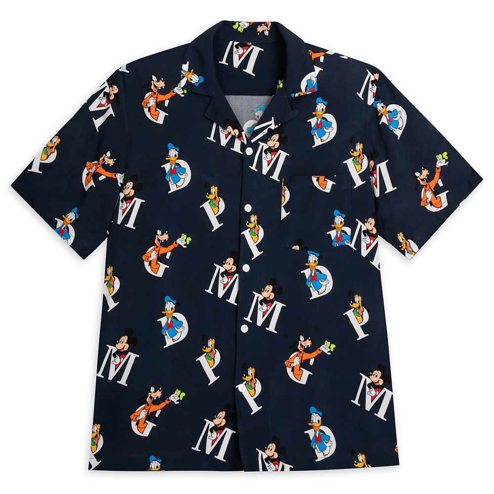 Mickey Mouse and Friends Camp Shirt for Adults Official shopDisney