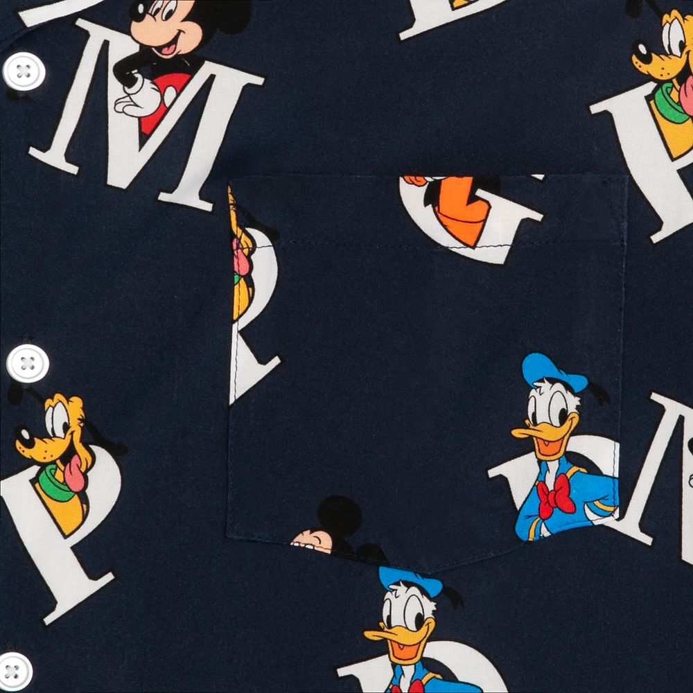 Mickey Mouse and Friends Camp Shirt for Adults