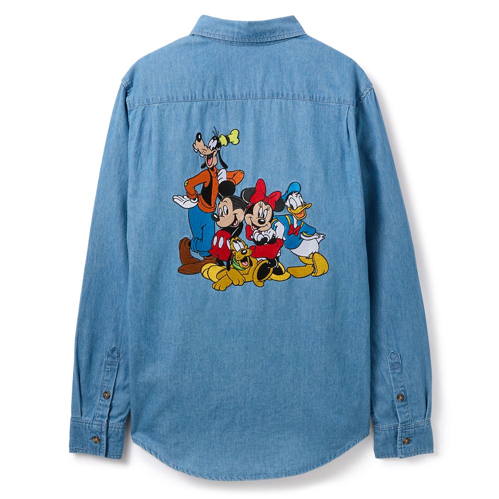 Mickey Mouse and Friends Denim Shirt for Adults