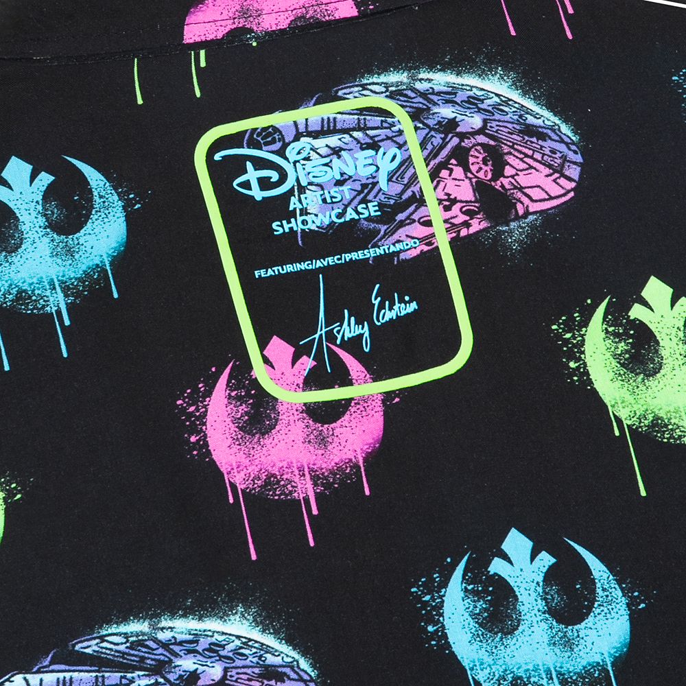 Millennium Falcon and Rebel Alliance Starbird Woven Shirt for Adults by Ashley Eckstein - Star Wars