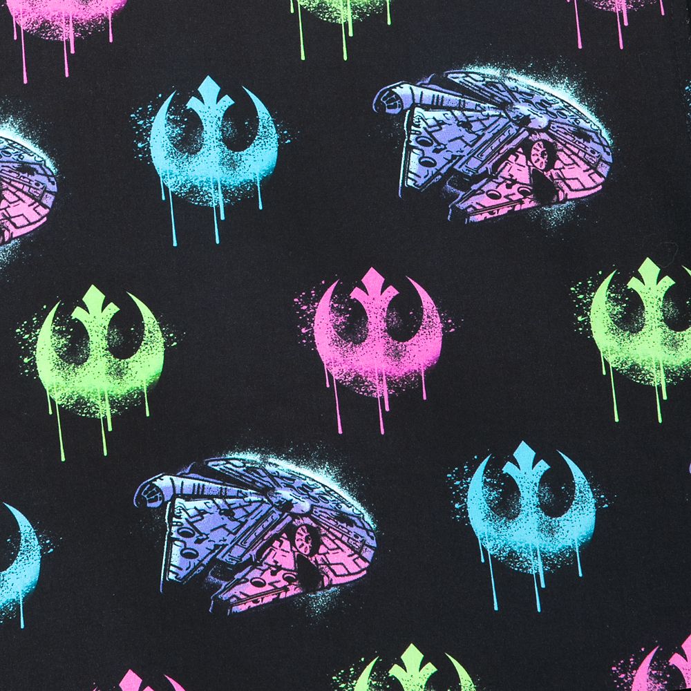 Millennium Falcon and Rebel Alliance Starbird Woven Shirt for Adults by Ashley Eckstein - Star Wars
