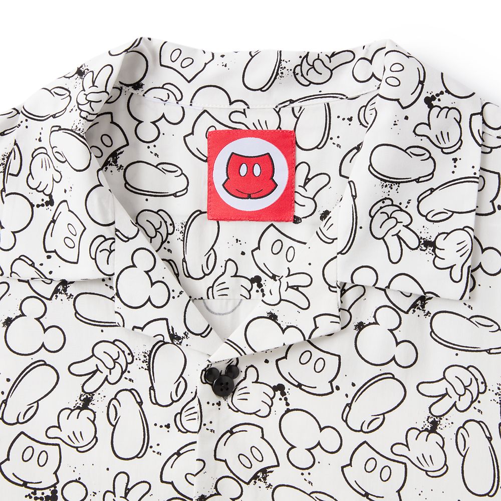 Mickey Mouse ''Best of Mickey'' Woven Shirt for Men