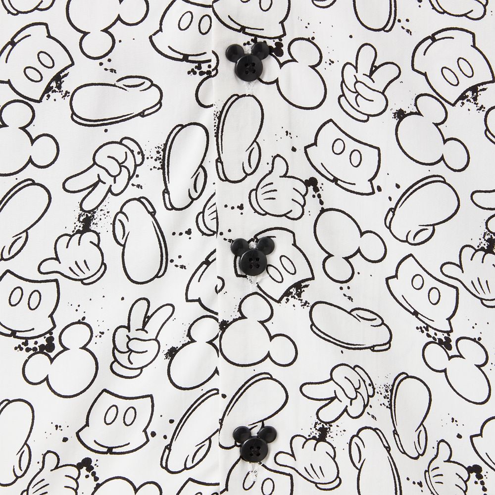 Mickey Mouse ''Best of Mickey'' Woven Shirt for Men