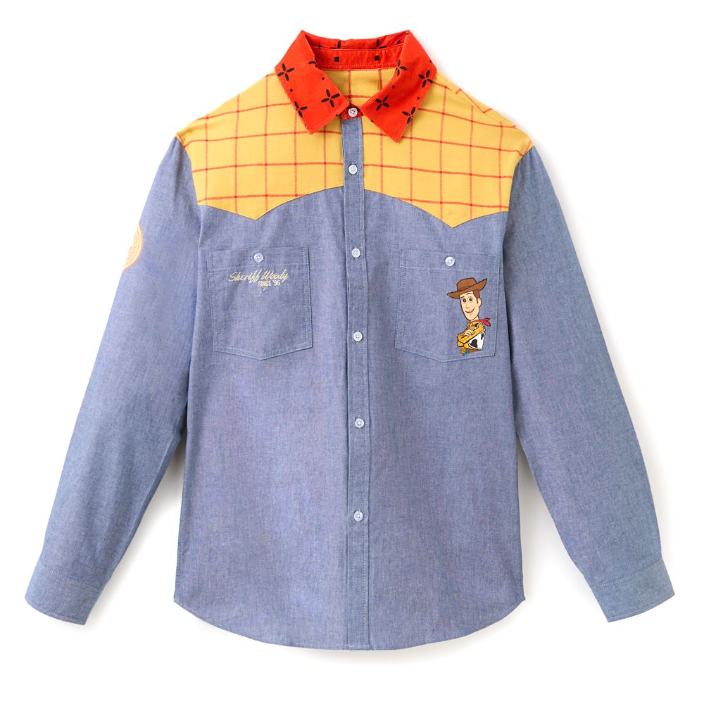 Woody Button-Down Shirt for Men – Toy Story 30th Anniversary