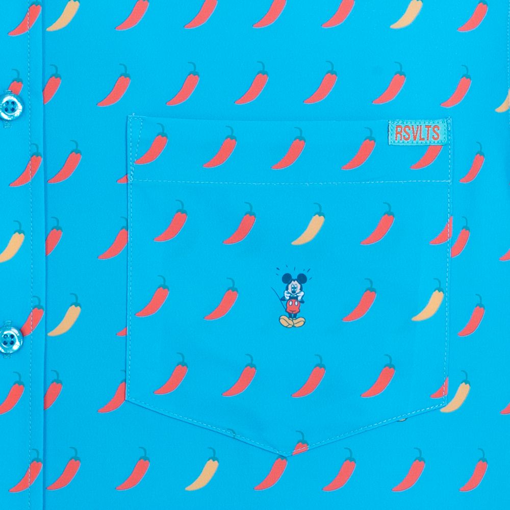 Mickey Mouse ''Hot Tamale'' Button Down Shirt for Men by RSVLTS