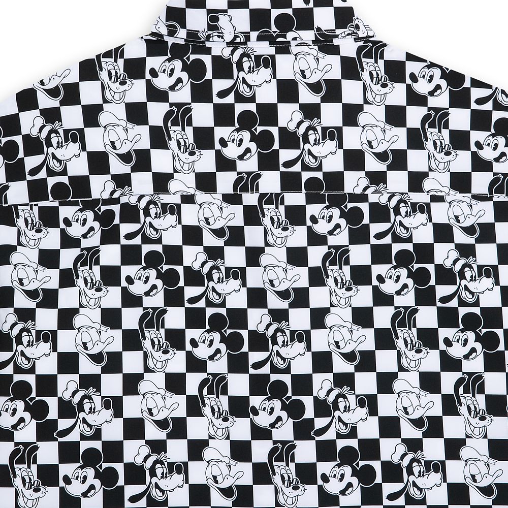 Mickey Mouse and Friends ''Check Us Out'' Button Down Shirt for Men by RSVLTS