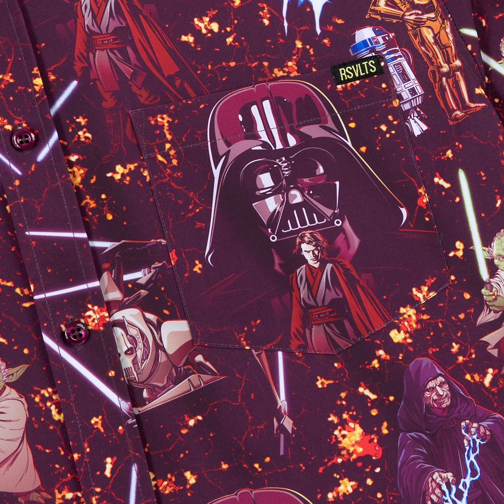 Star Wars Revenge of the Sith Button Down Shirt for Men by RSVLTS