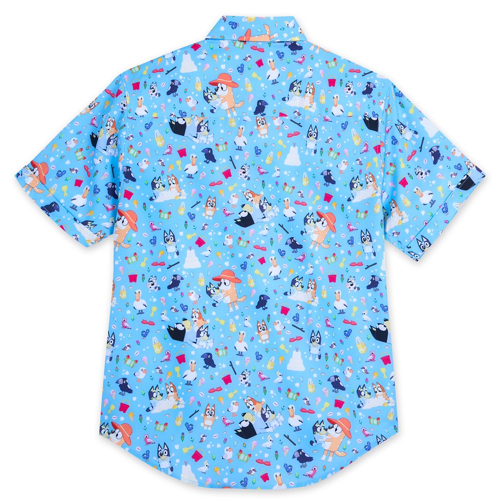 Bluey ''Beach Day'' Button Down Shirt for Men by RSVLTS