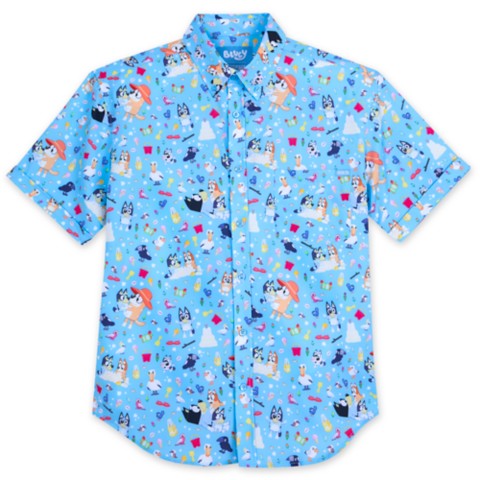 Мужские рубашки RSVLTS Bluey ''Beach Day'' Button Down Shirt for Men by
