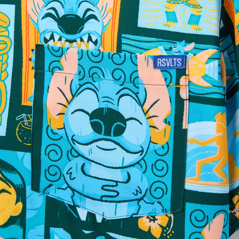 Lilo & Stitch ''Tiki'' Button Down Shirt for Men by RSVLTS