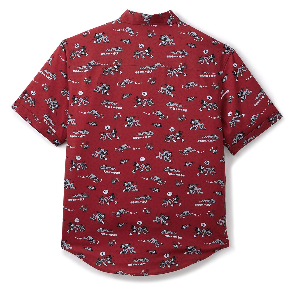 Pluto 95th Anniversary ''Mouse's Best Friend - Red'' Button Down Shirt for Men by RSVLTS - Exclusive