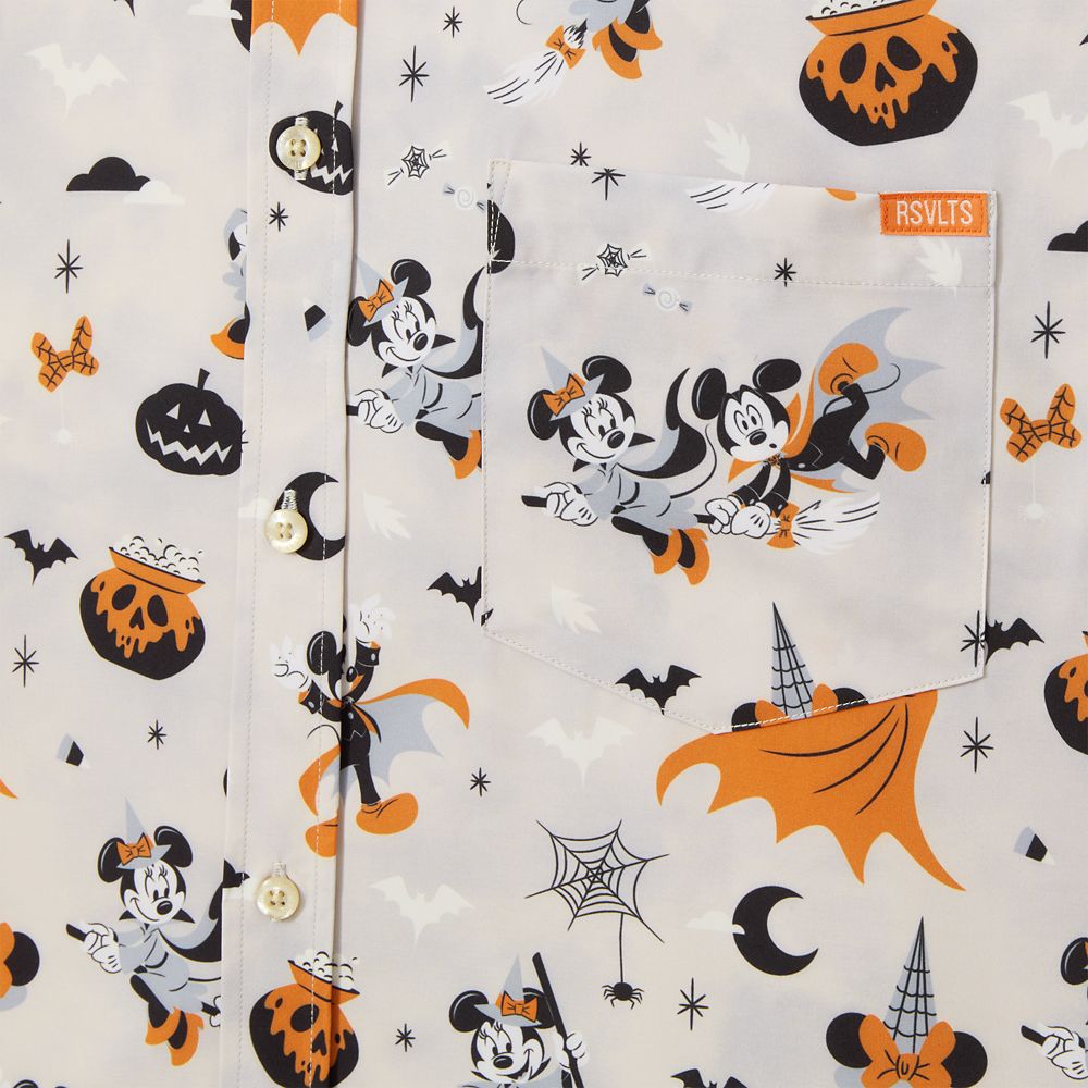 Mickey Mouse ''Mickey Minnie and Mischief'' Button Down Shirt for Men by RSVLTS - Exclusive