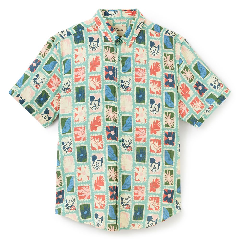 Mickey Mouse Tropical Button Down Shirt for Men by RSVLTS &ndash; Exclusive