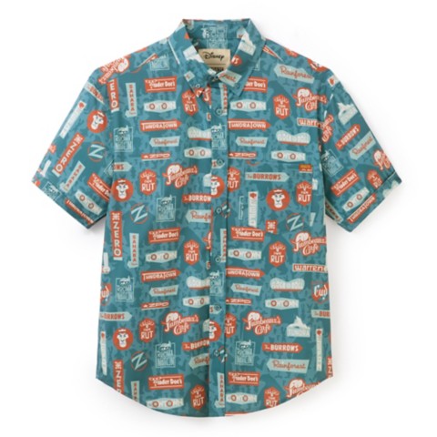 Мужские рубашки RSVLTS Zootopia Signage Shirt for Men by RSVLTS – Exclusive