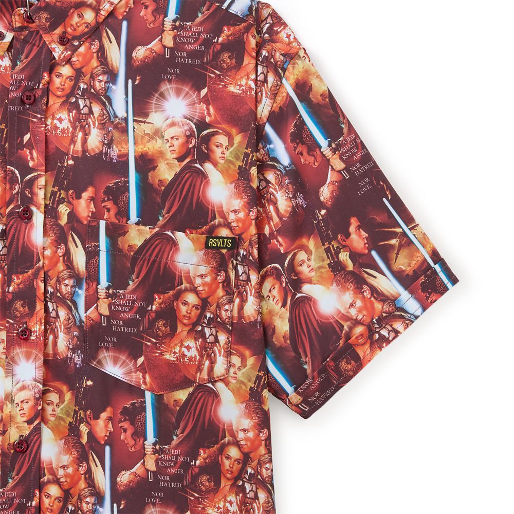Star Wars Anakin and Padm&eacute Button Down Shirt for Men by RSVLTS