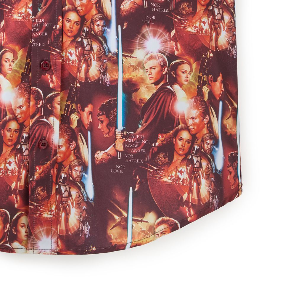 Star Wars Anakin and Padm&eacute Button Down Shirt for Men by RSVLTS