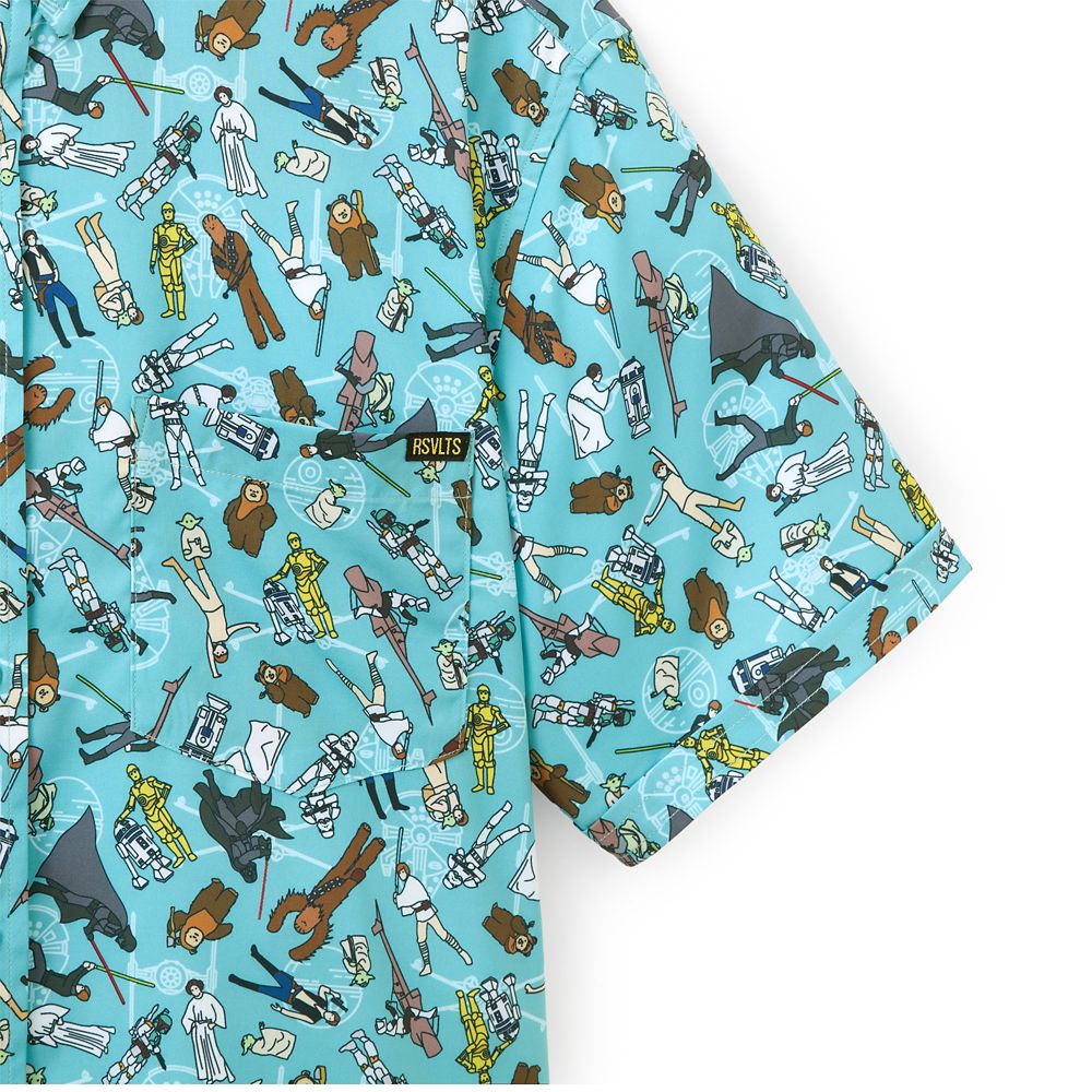 Star Wars Character Toss Button Down Shirt for Men by RSVLTS