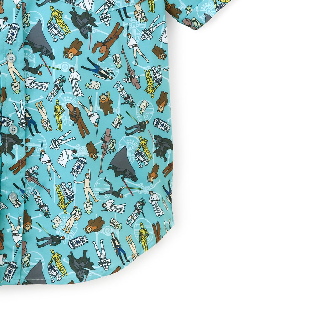 Star Wars Character Toss Button Down Shirt for Men by RSVLTS