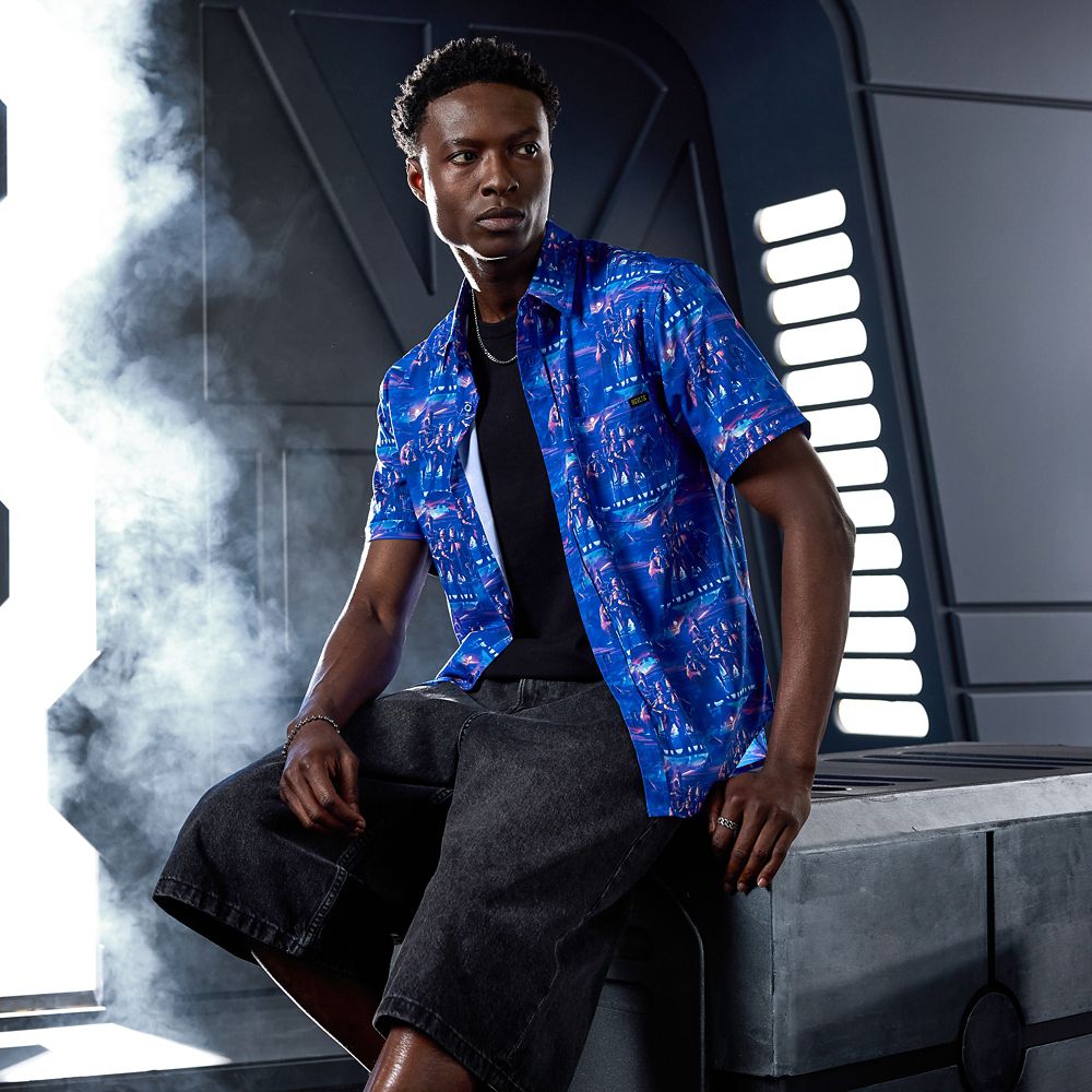 Star Wars Bounty Hunters Button Down Shirt for Men by RSVLTS