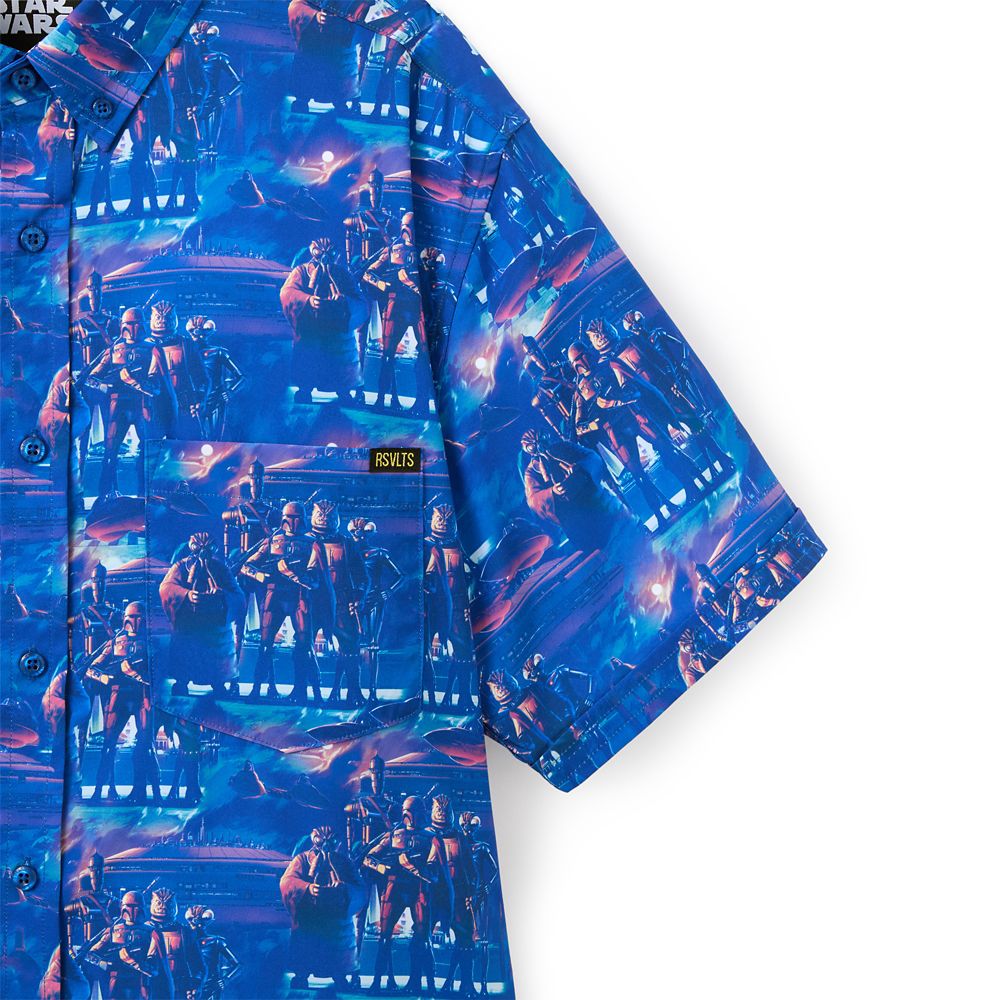 Star Wars Bounty Hunters Button Down Shirt for Men by RSVLTS