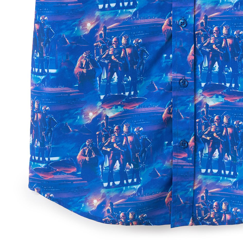 Star Wars Bounty Hunters Button Down Shirt for Men by RSVLTS