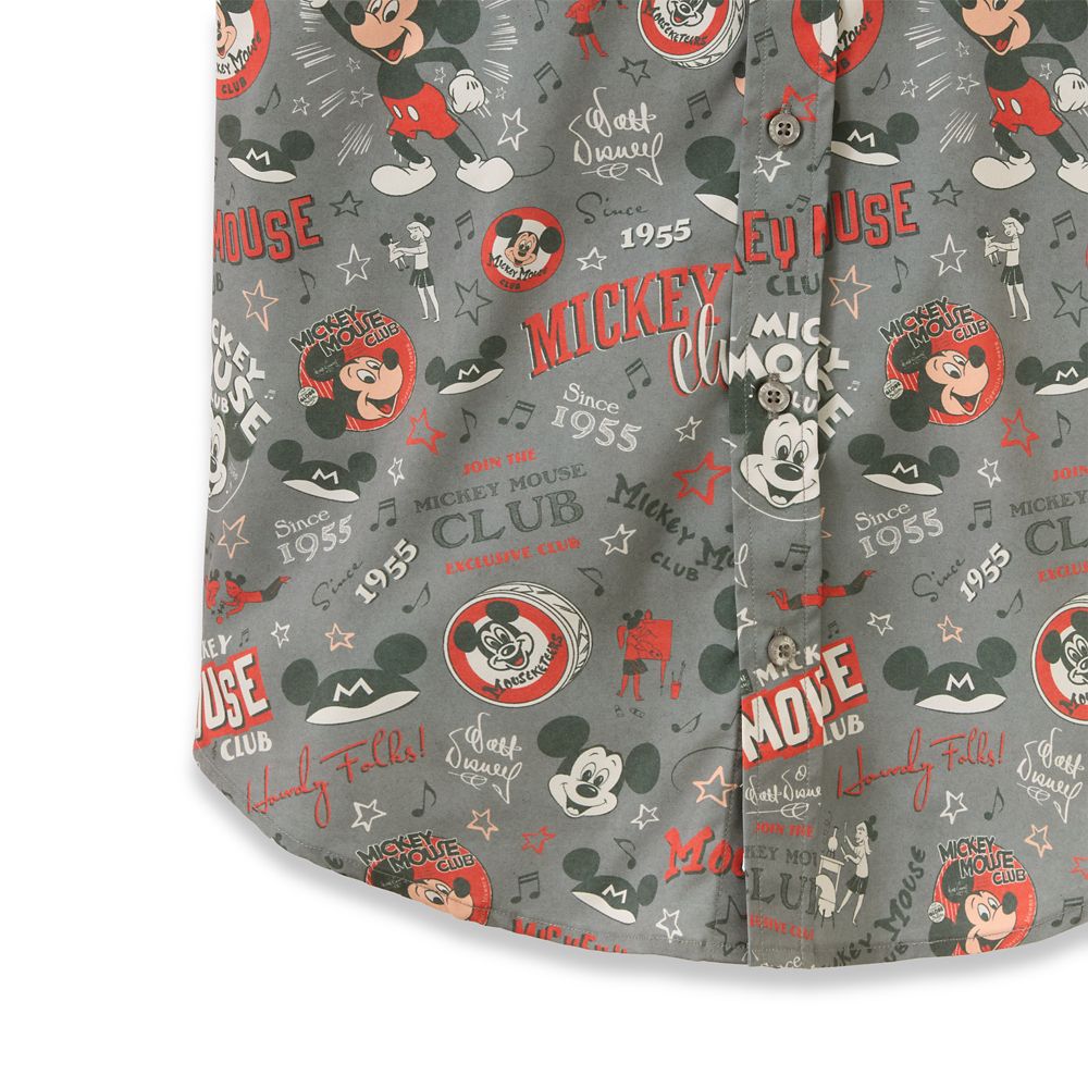 Mickey Mouse Club Button Down Shirt for Men by RSVLTS