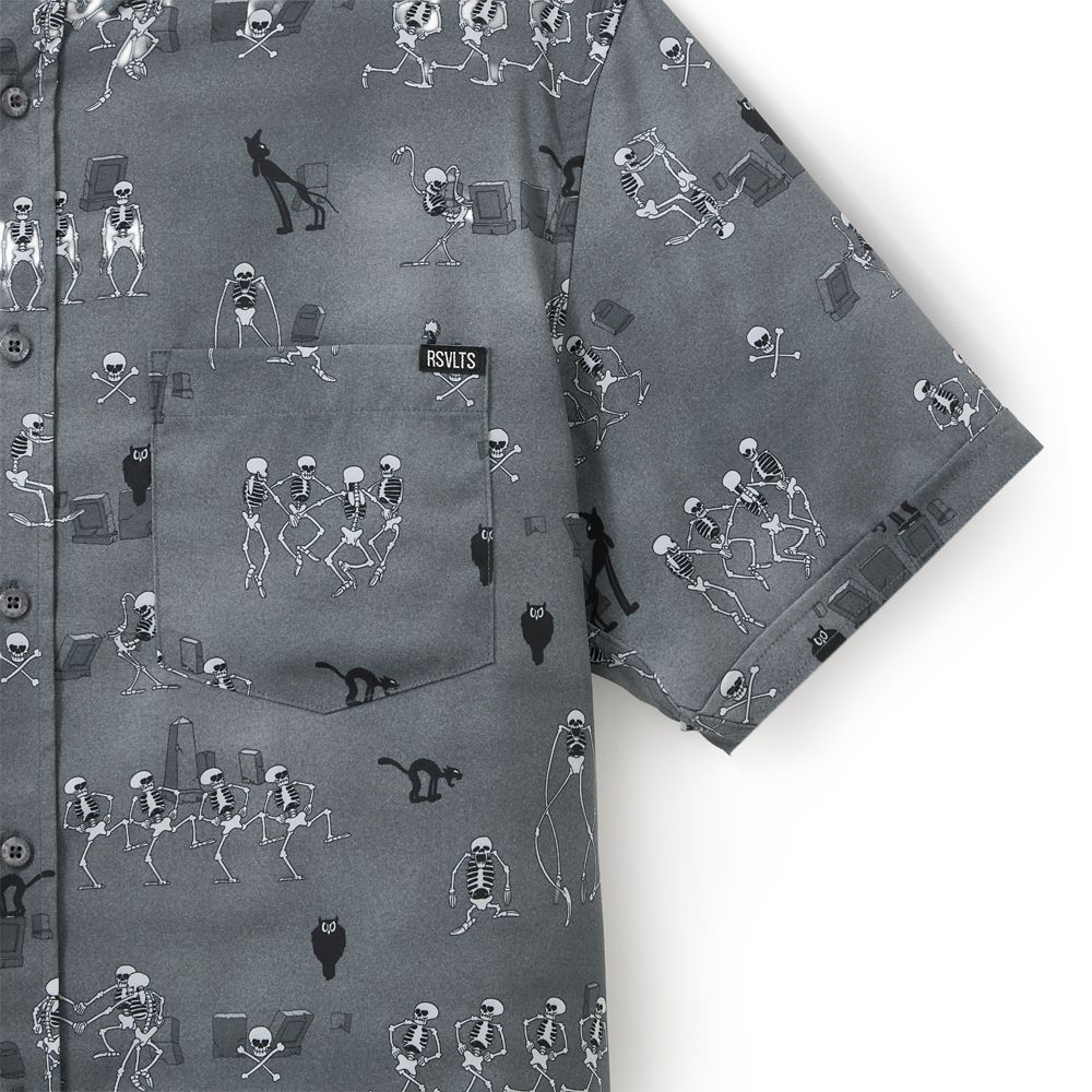 The Skeleton Dance Woven Shirt for Men by RSVLTS &ndash; Exclusive