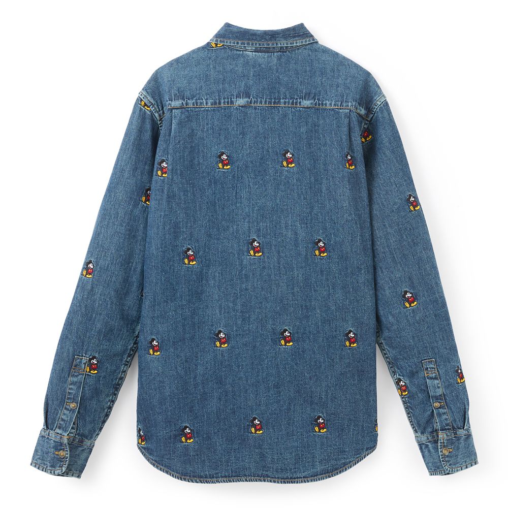 Mickey Mouse Denim Shirt for Men