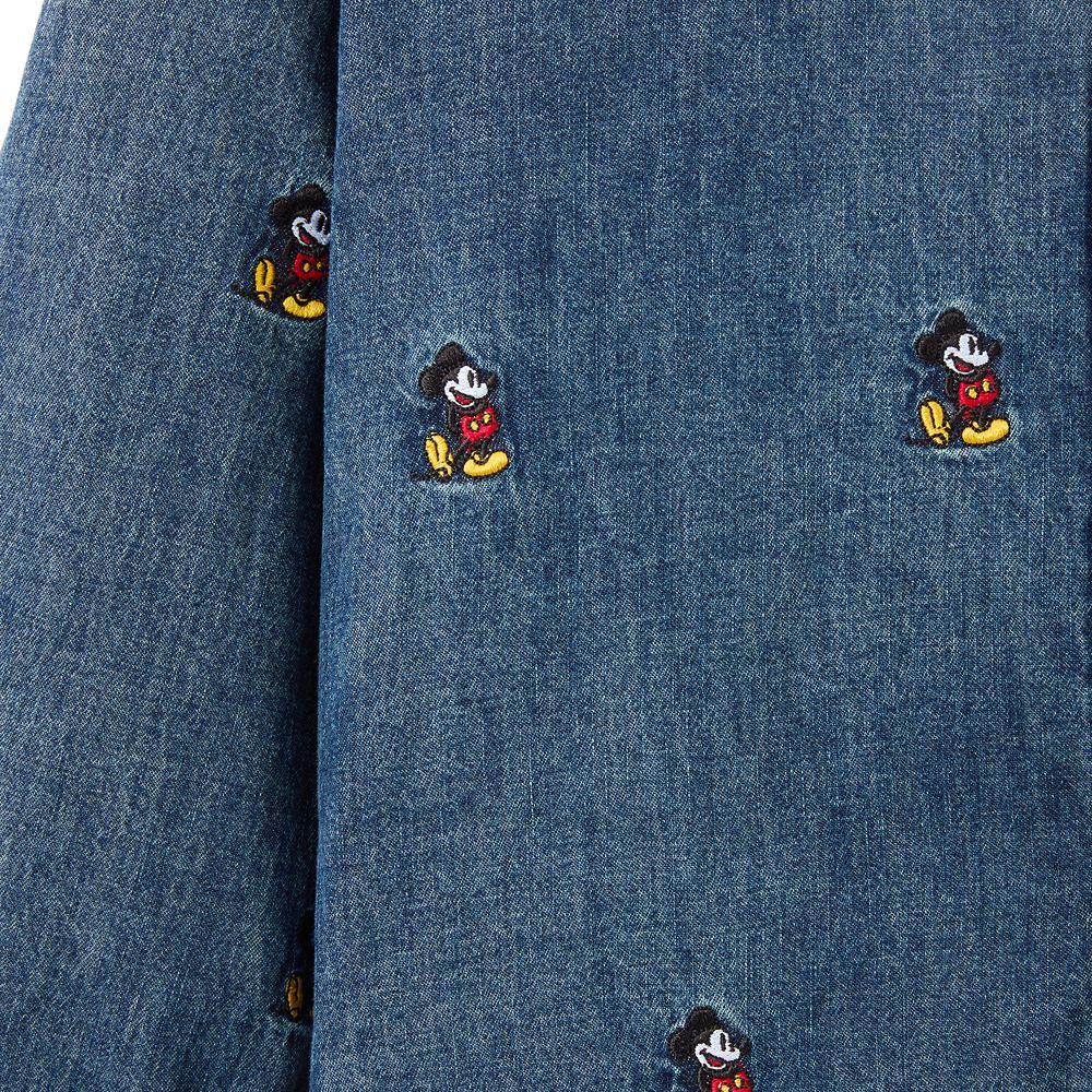 Mickey Mouse Denim Shirt for Men