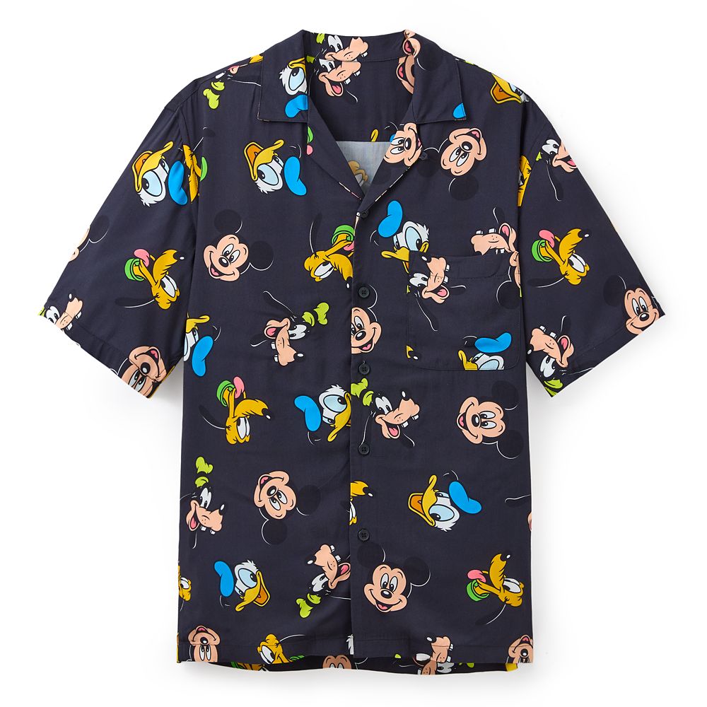 Mickey Mouse and Friends Camp Shirt for Men
