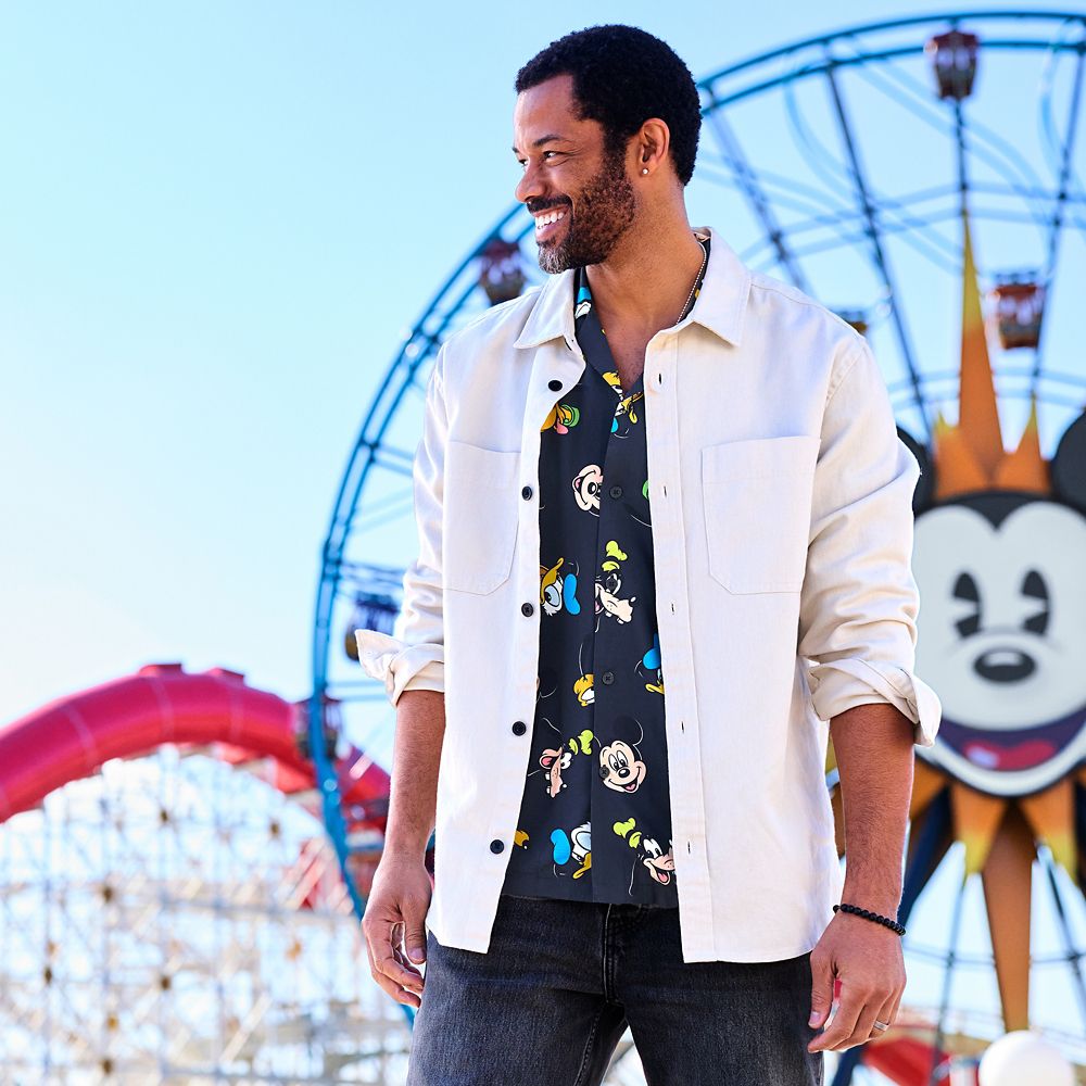 Mickey Mouse and Friends Camp Shirt for Men