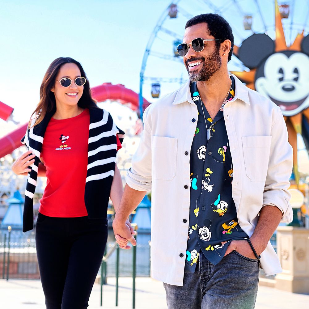 Mickey Mouse and Friends Camp Shirt for Men